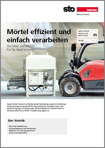 Efficient and easy application of mortar