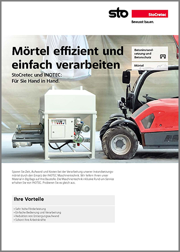 Efficient and easy application of mortar