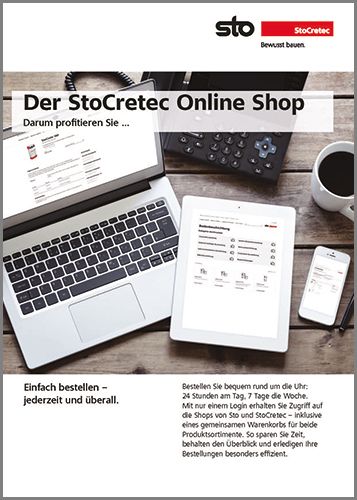 Der StoCretec Online Shop - Einfach bestellen – jederzeit und überall.