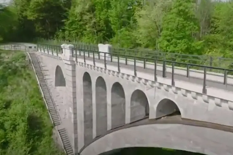 Civil engineering from a bird's eye view - Iller bridge