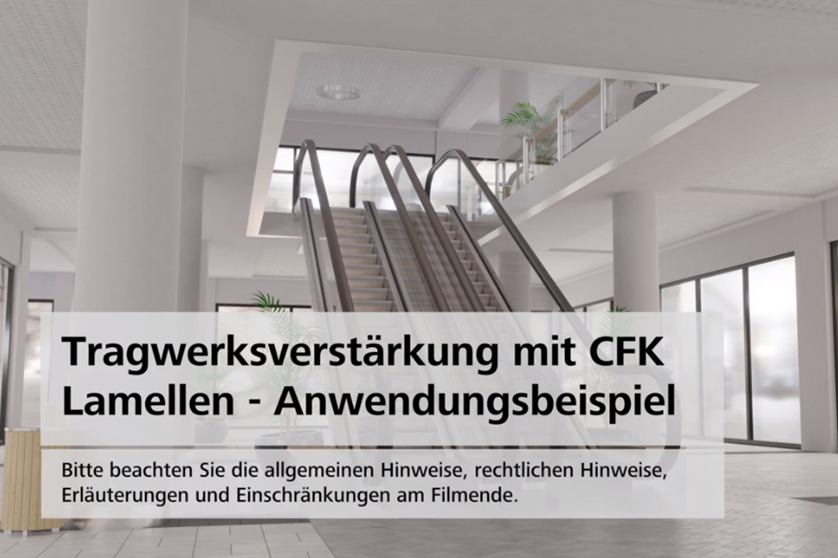 StoCretec shopping center - strengthening structures