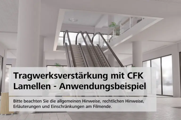 StoCretec shopping centre Strengthening structures 