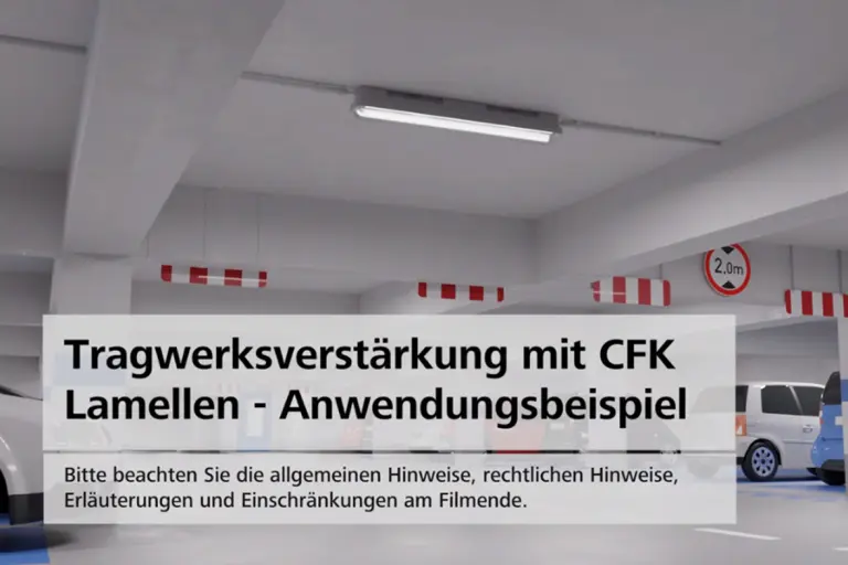 StoCretec multi-storey car park Strengthening structures