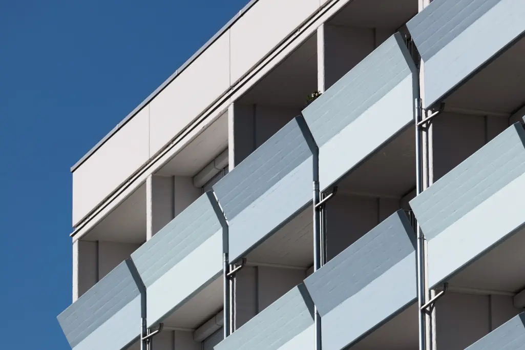 Surface protection systems ensure the longevity of the renovated concrete façades