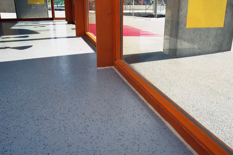 Radon-proof floor coatings