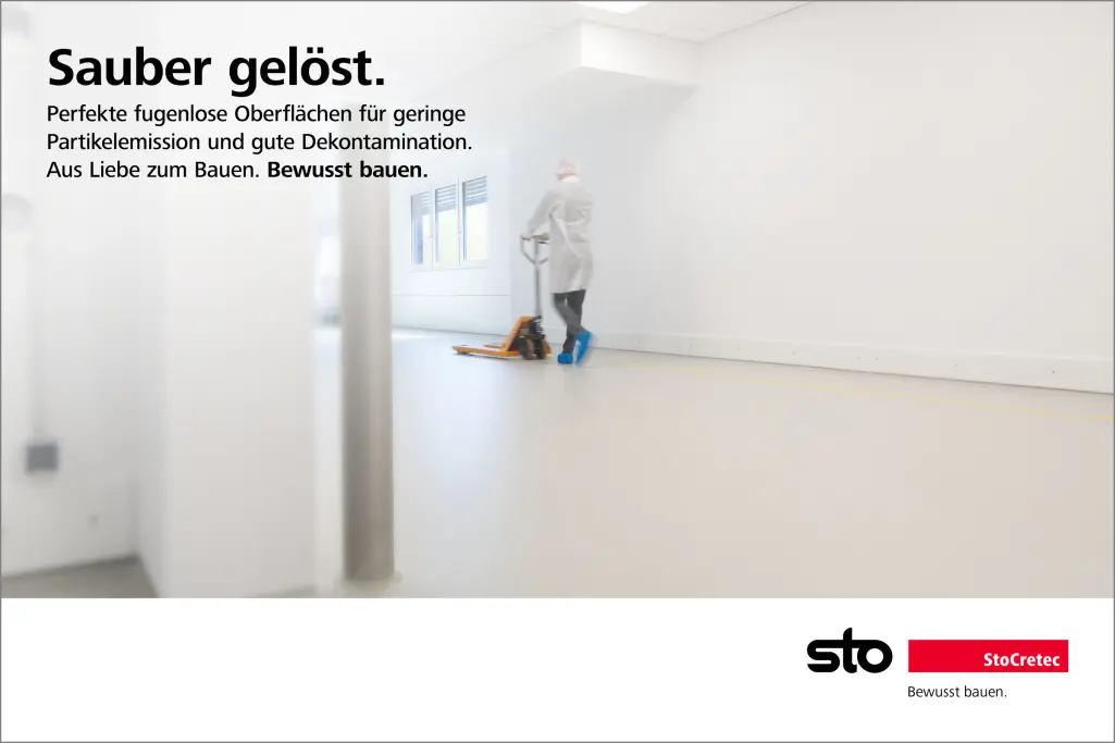 Cleanroom coatings meet the highest requirements