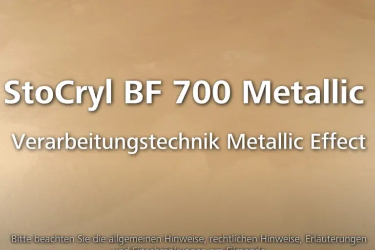 Processing technology StoCryl BF 700