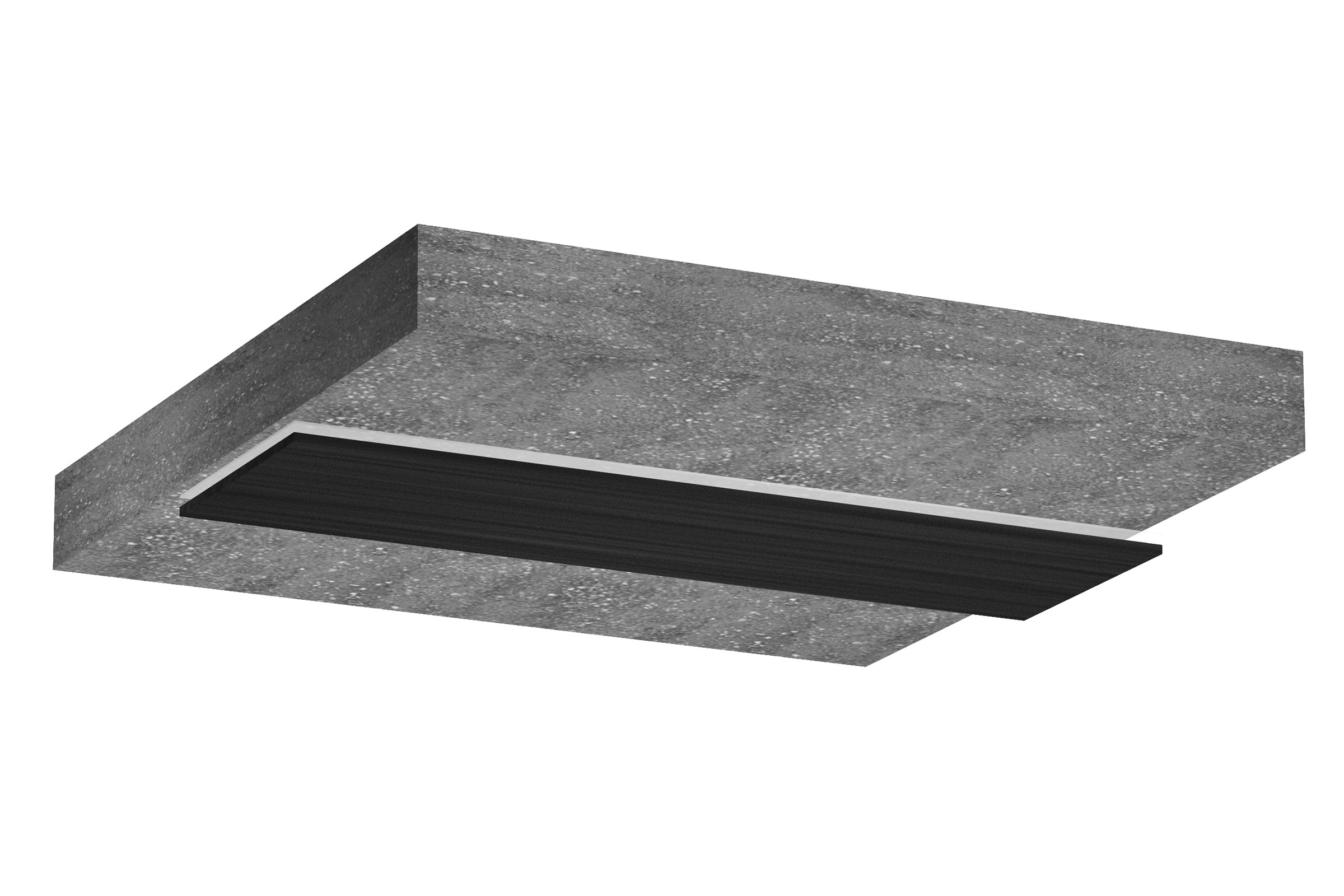 Surface-bonded plate