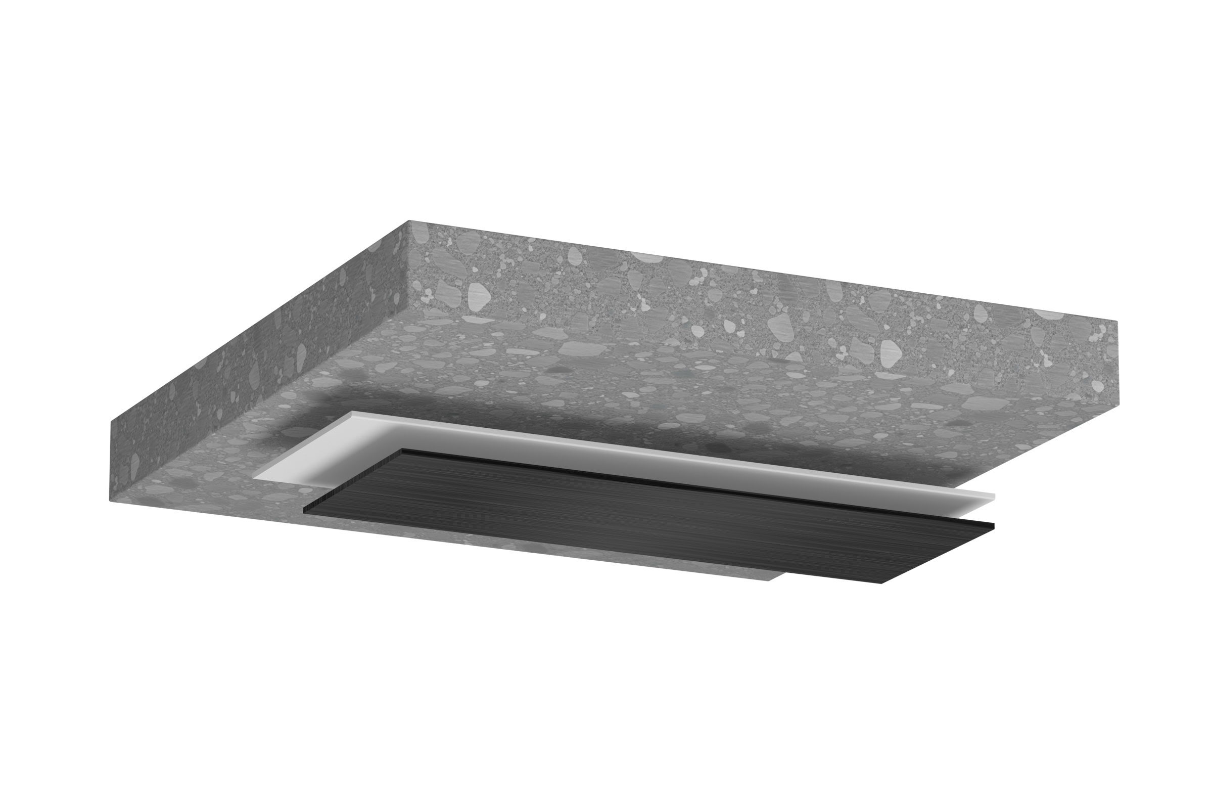 Oberflächig geklebte Lamelle