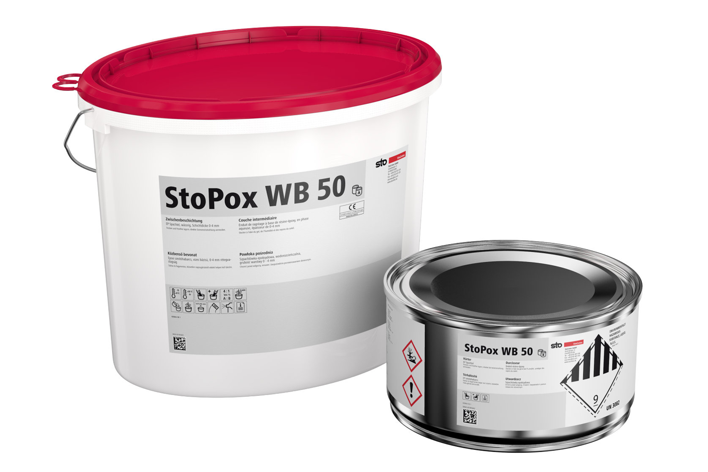 The containers of StoPox WB 50