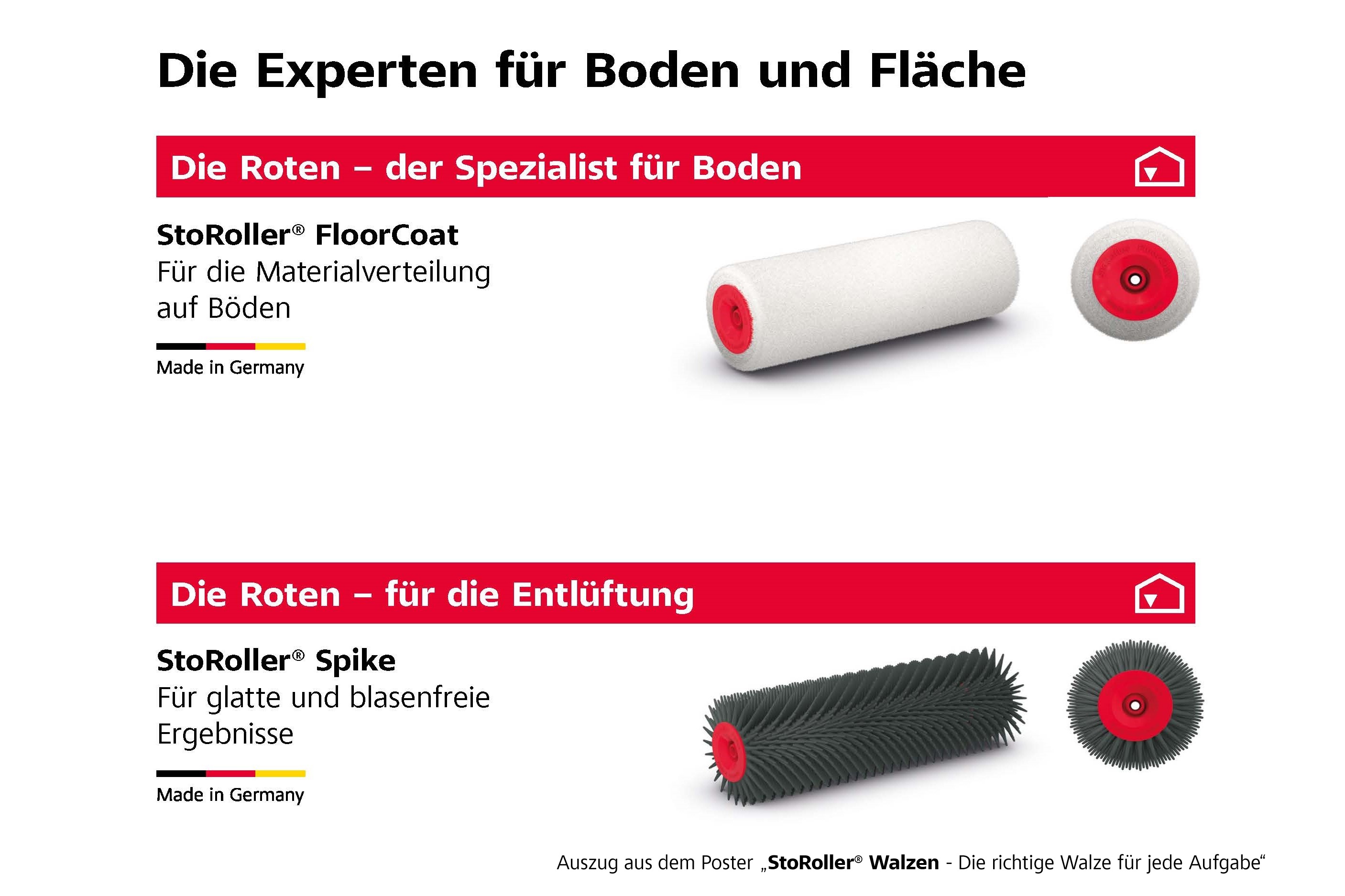 Neues Walzensortiment von Sto – ein Upgrade für die Baustelle