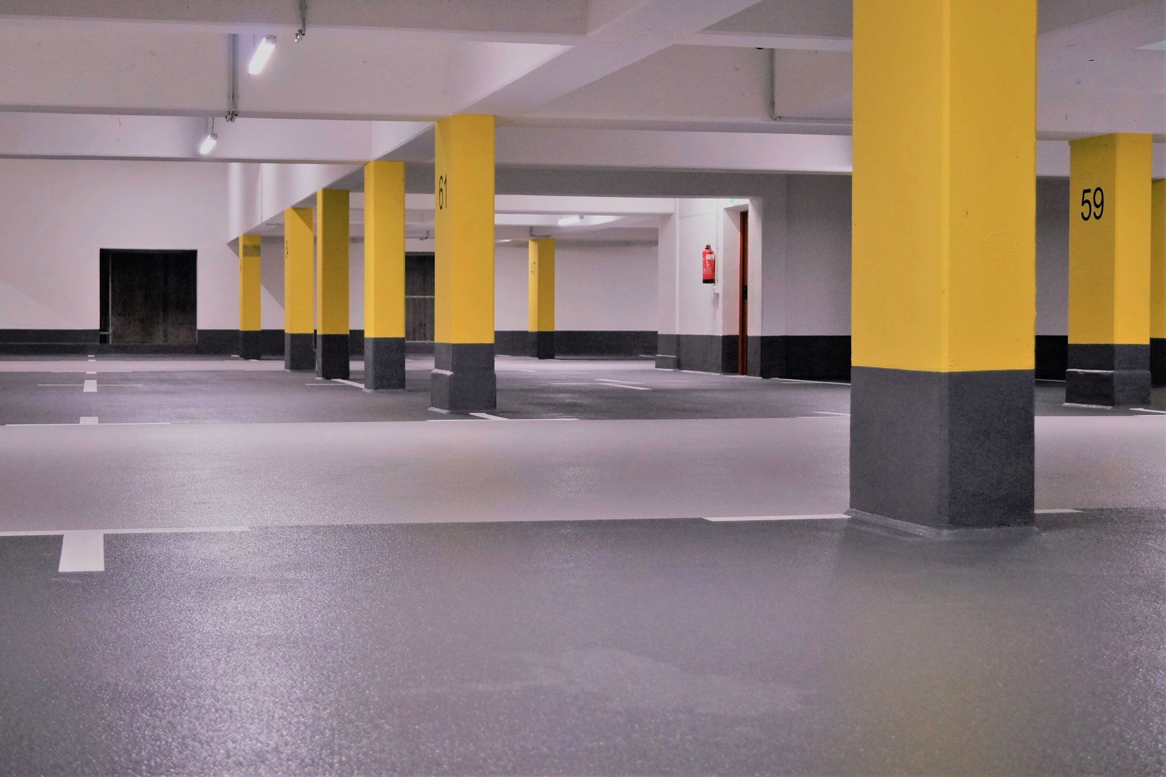 Statically active concrete repair  