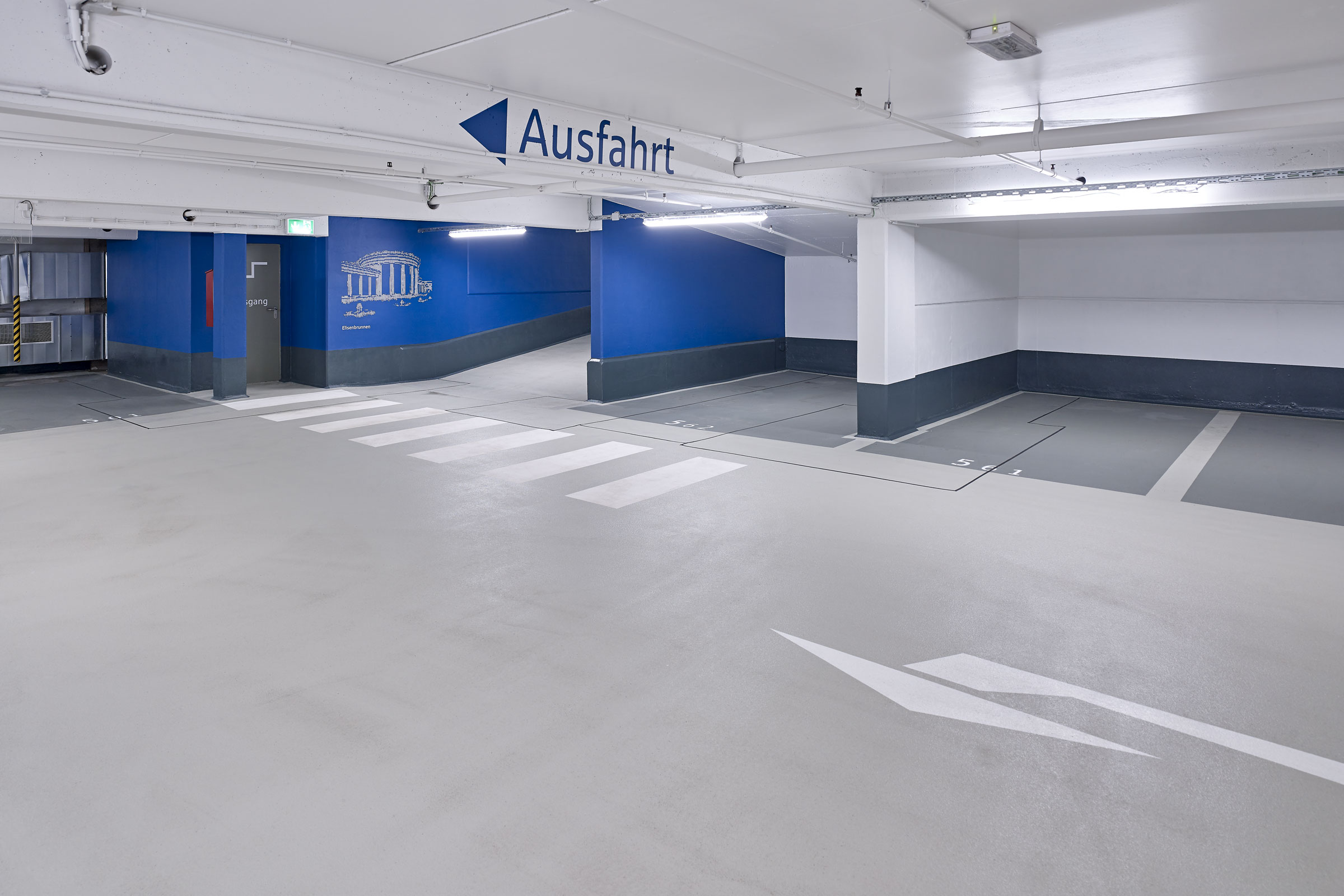 Tiefgarage Sparkasse, Aachen; Foto: © Guido Erbring, Köln, DE