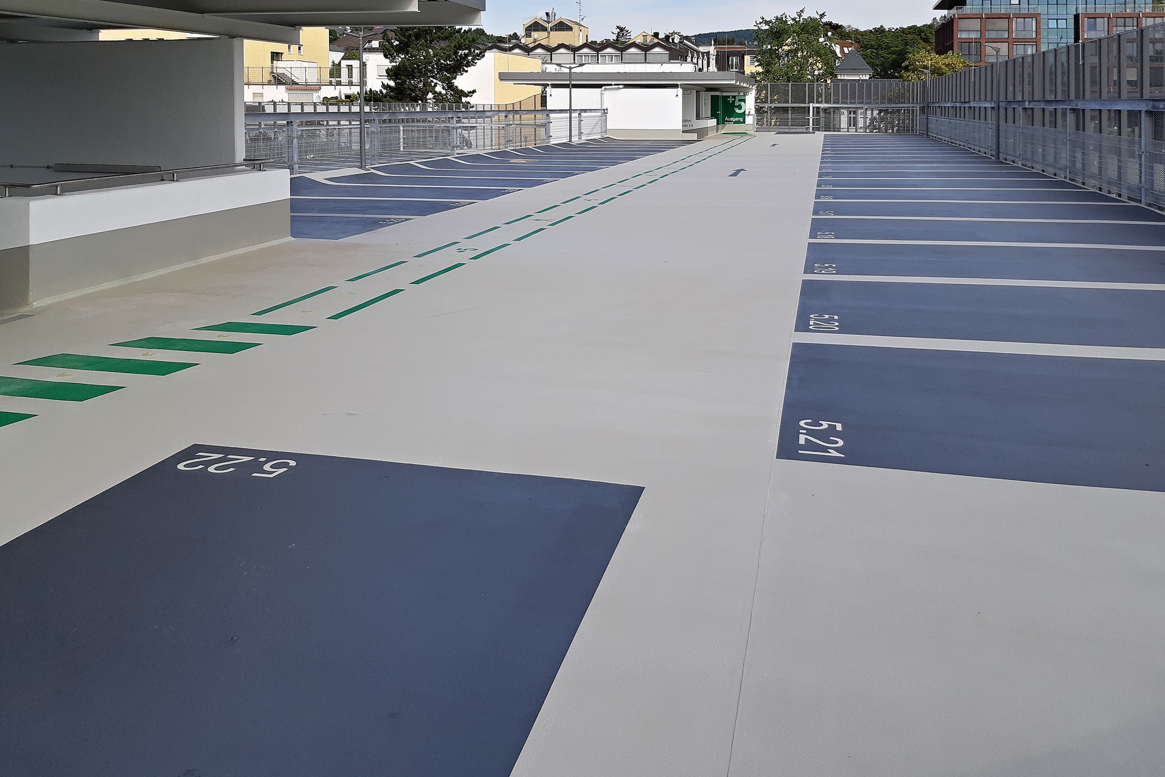 As with intermediate decks, exposed decks are also at risk of cracks forming.