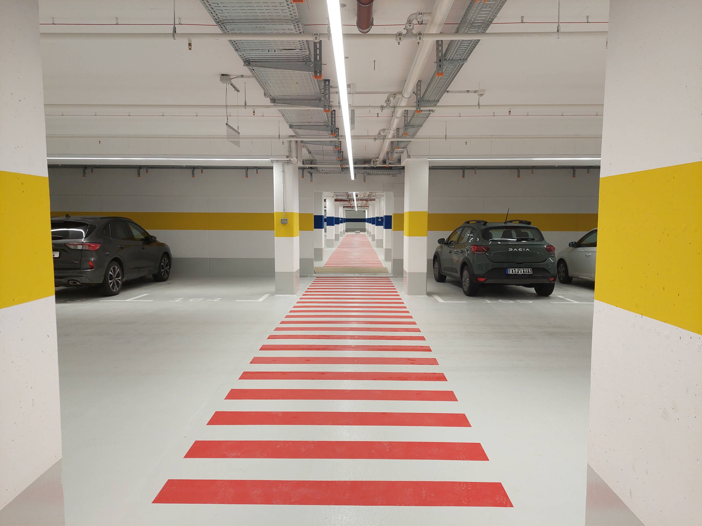 OS 8 floor coating for underground parking garage