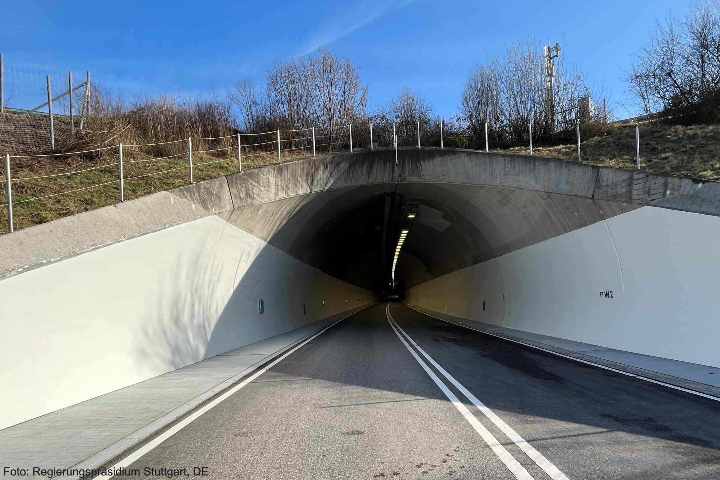 Schemelsbergtunnel saniert: Gute Sicht, lange Wartungsintervalle