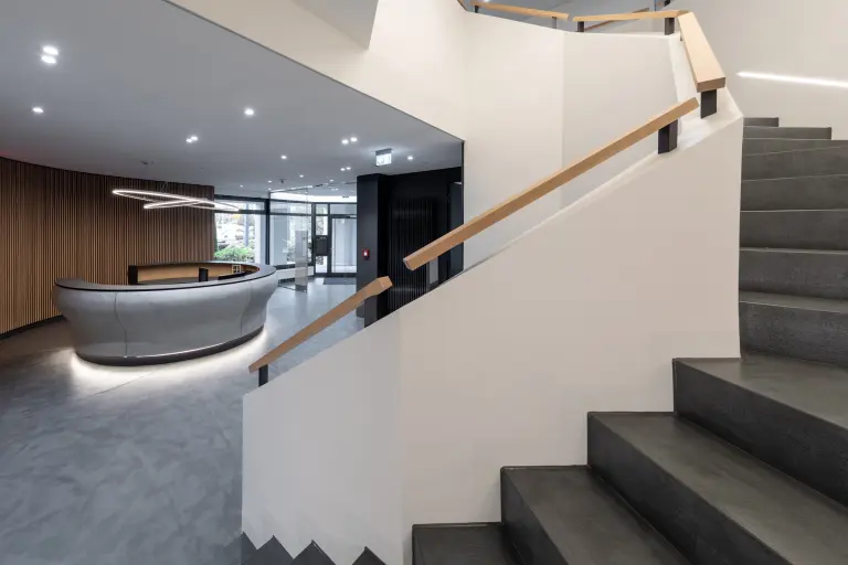 Refurbishment entrance hall office building Augsburg, DE