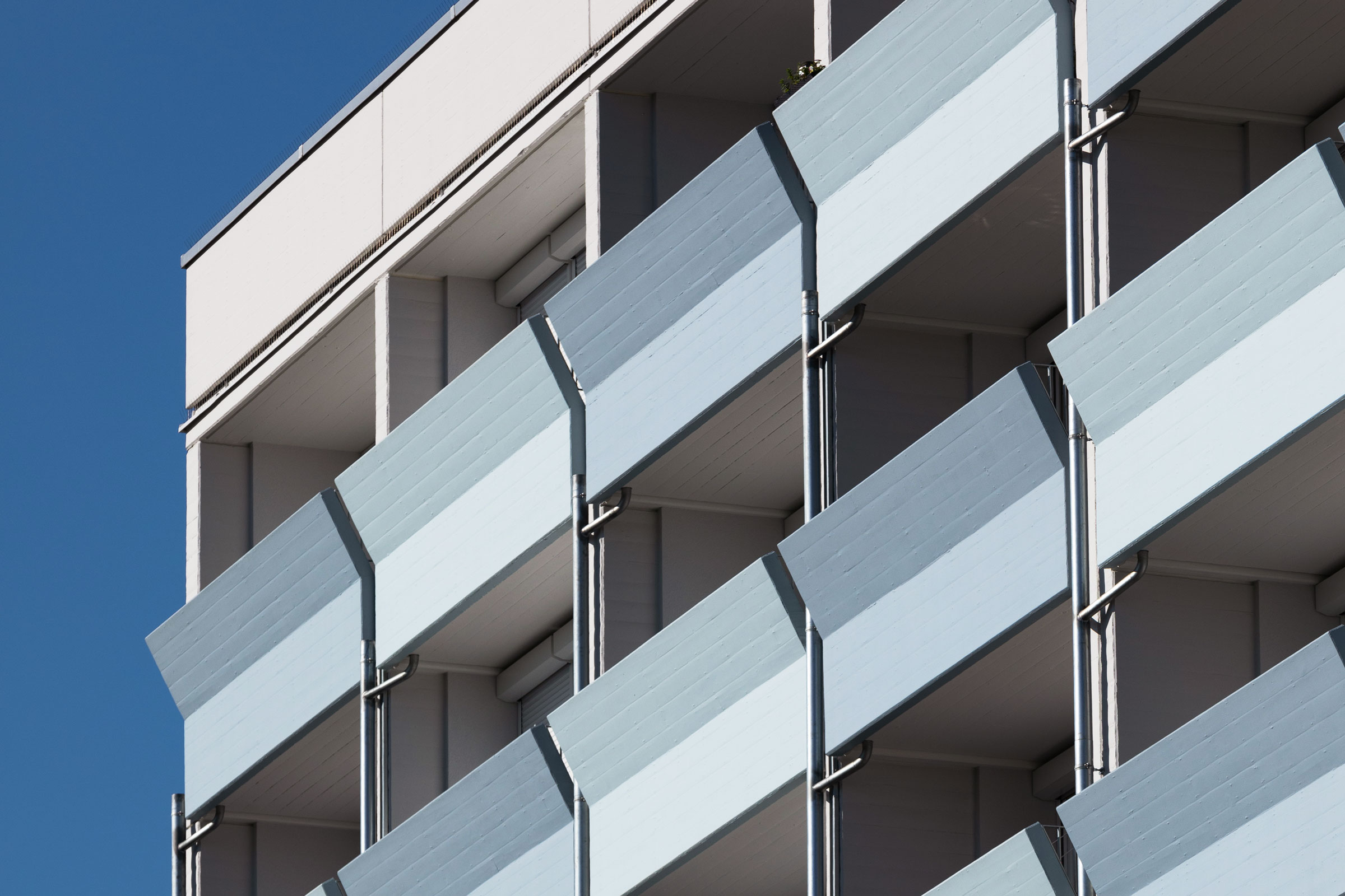 Concrete protection for factory and administration buildings