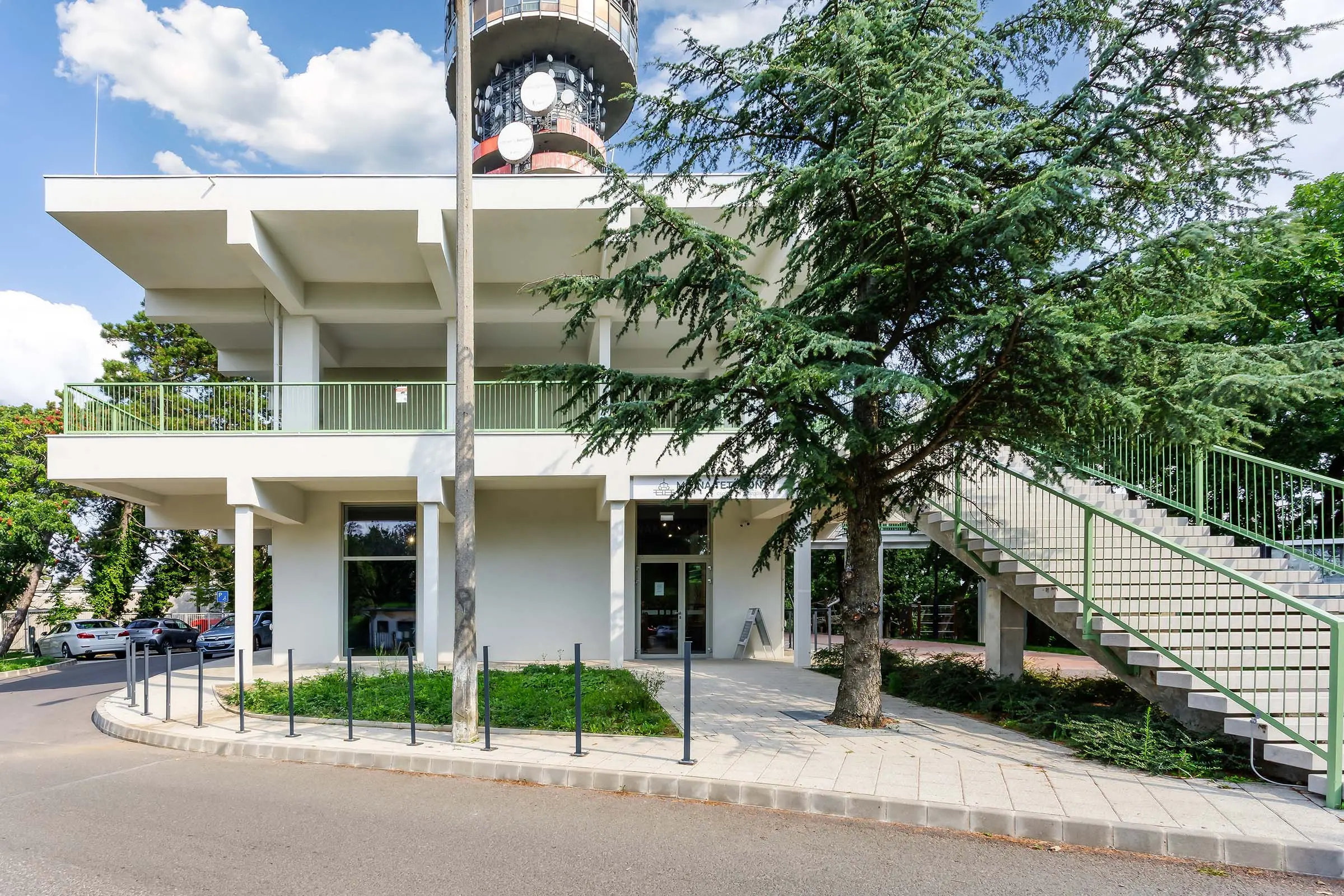 Decorative industrial floor coatings for recreational facility Misina TetőPont, Hungary