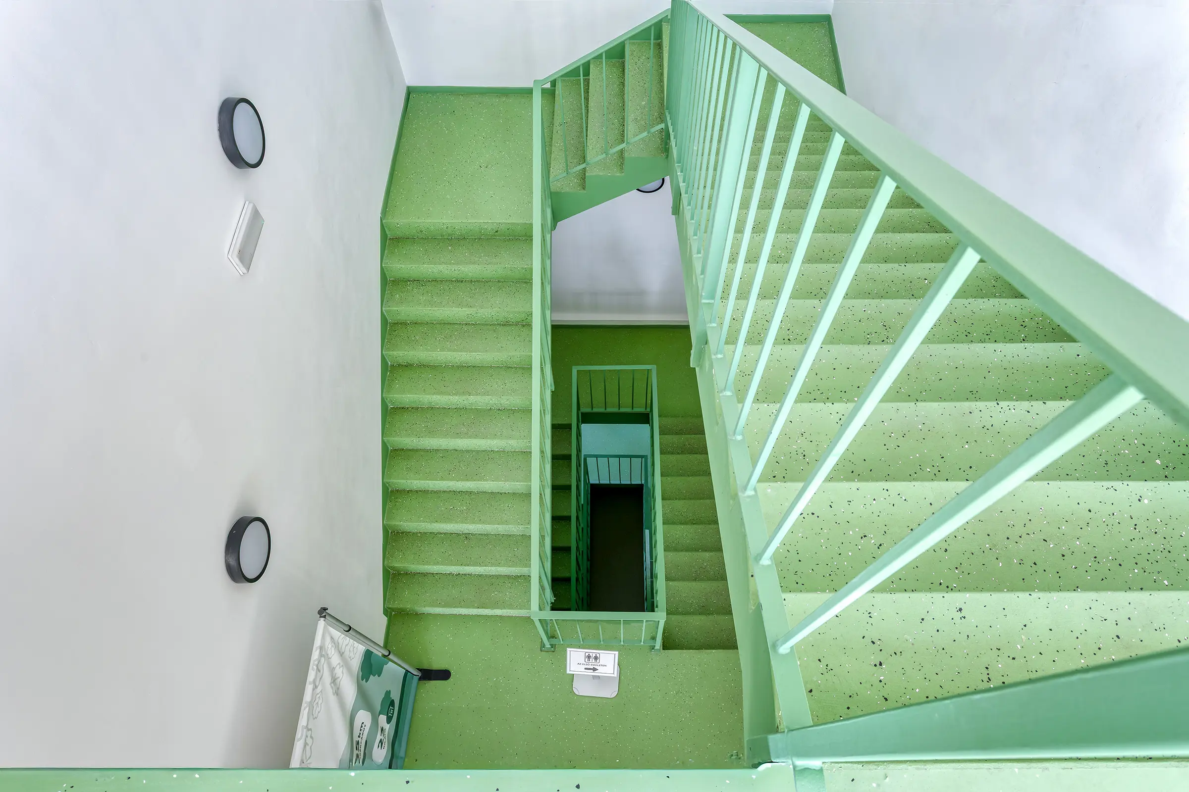 Decorative industrial floor coatings for recreational facility Misina TetőPont, Hungary