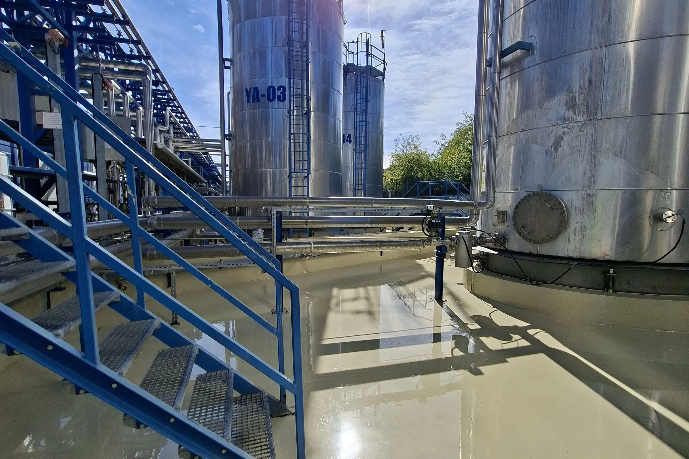 StoCretec water-protecting coating for Chemark in Hungary