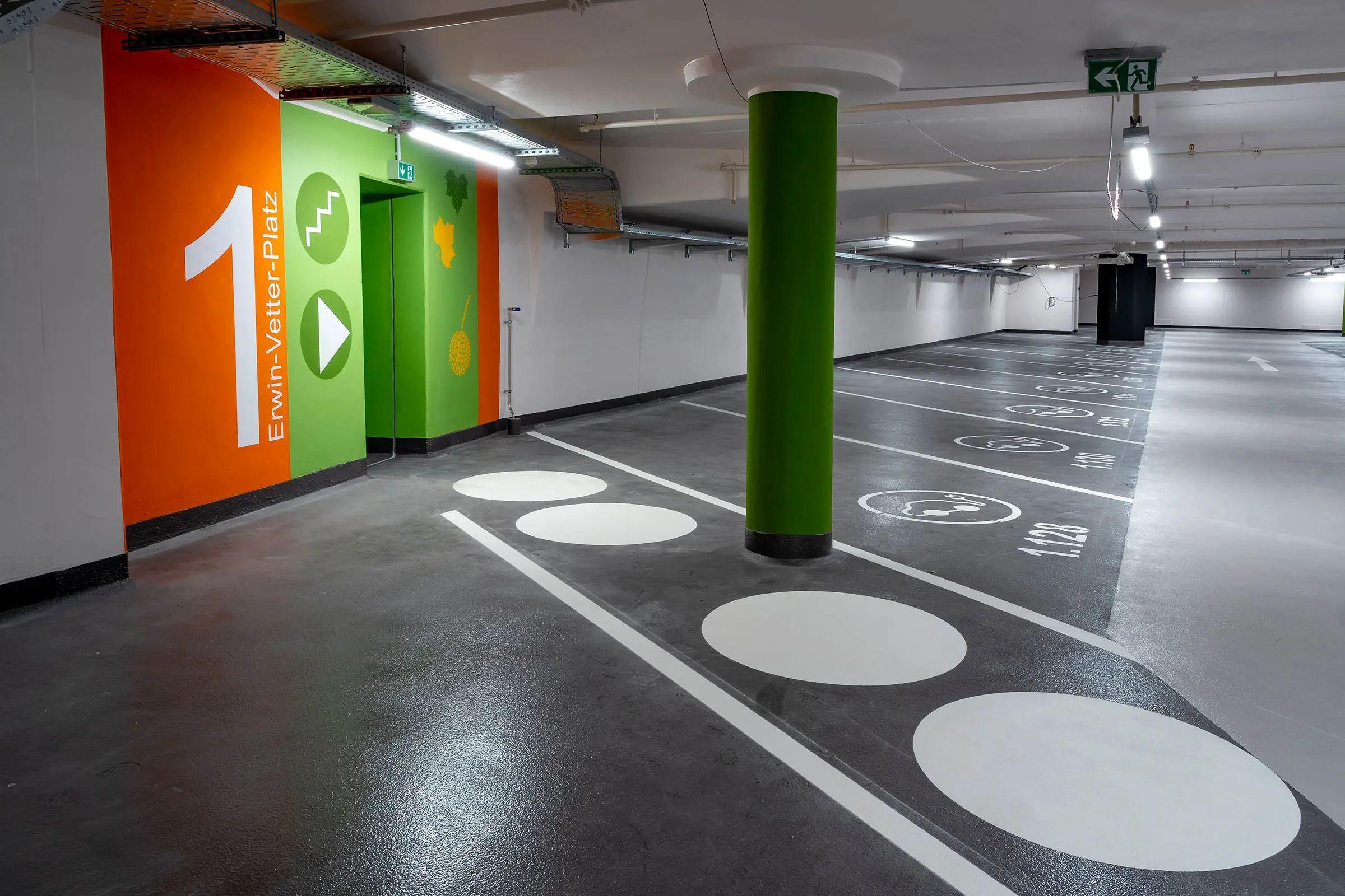 Underground car park centre/castle, Ettlingen, DE