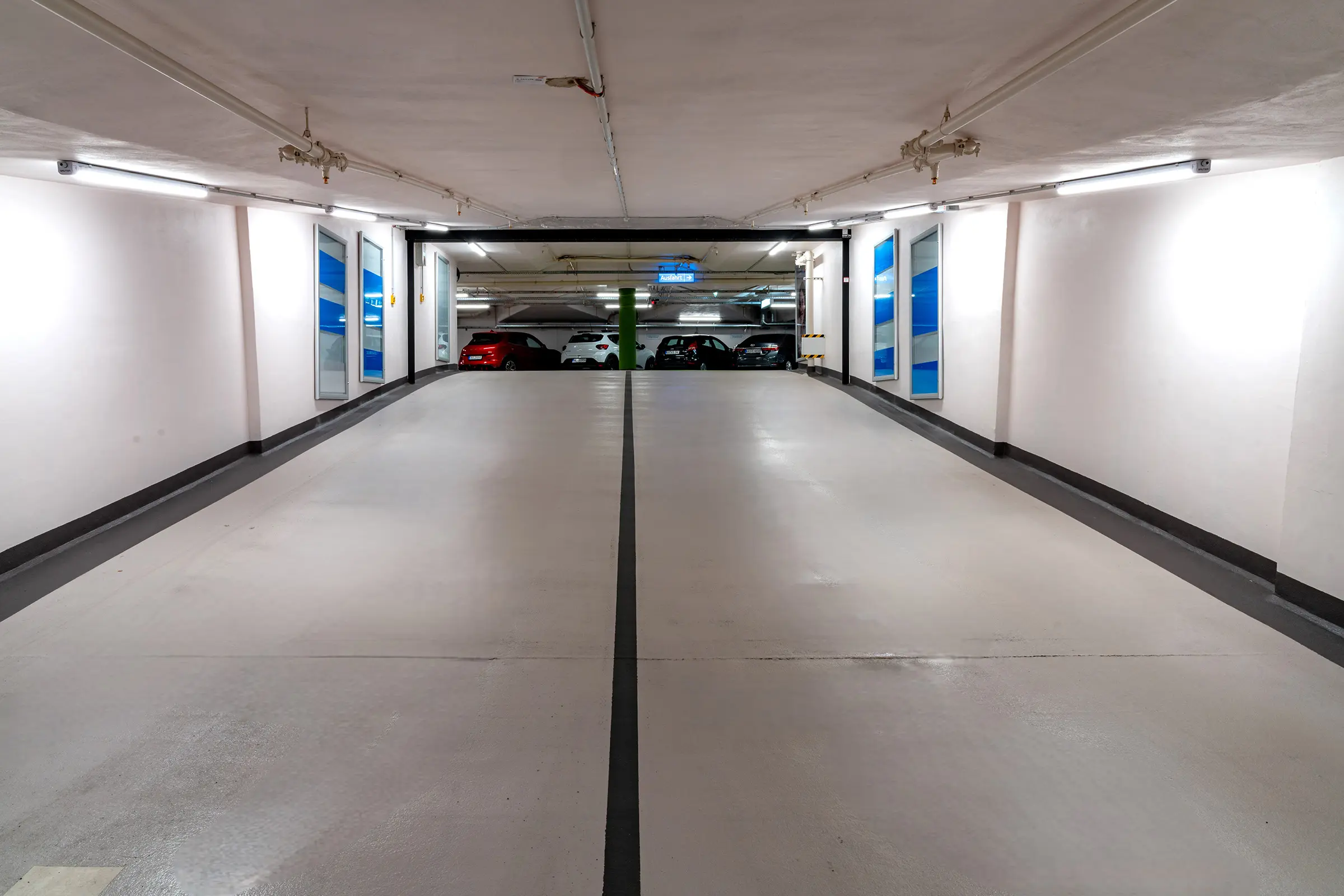 Underground car park centre/castle, Ettlingen, DE