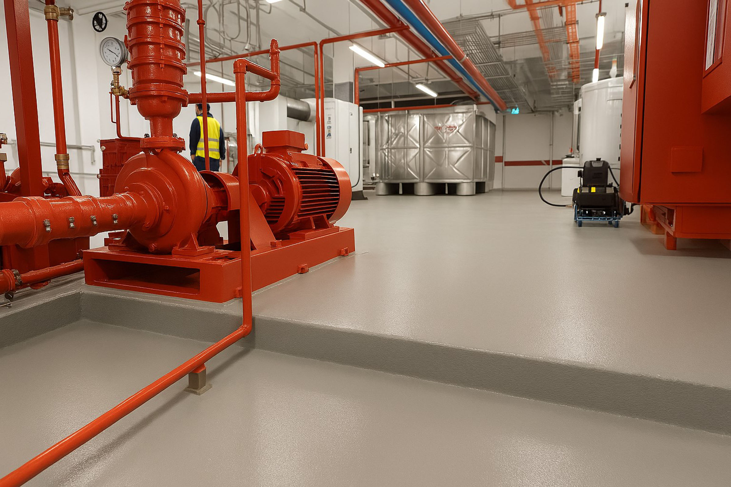 Floor coating in data centre, MY