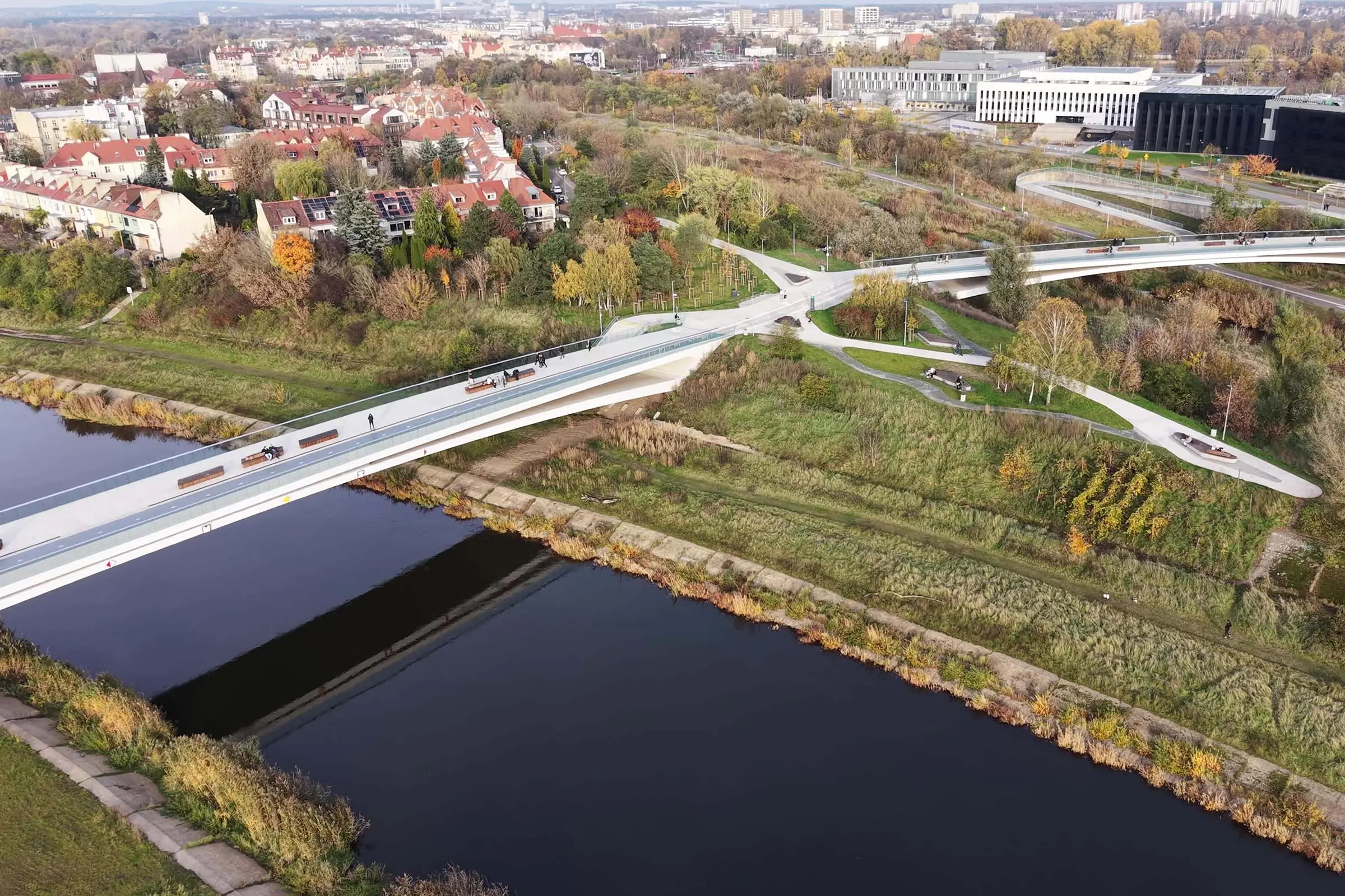 StoCretec pedestrian and bicycle bridge floor coating.