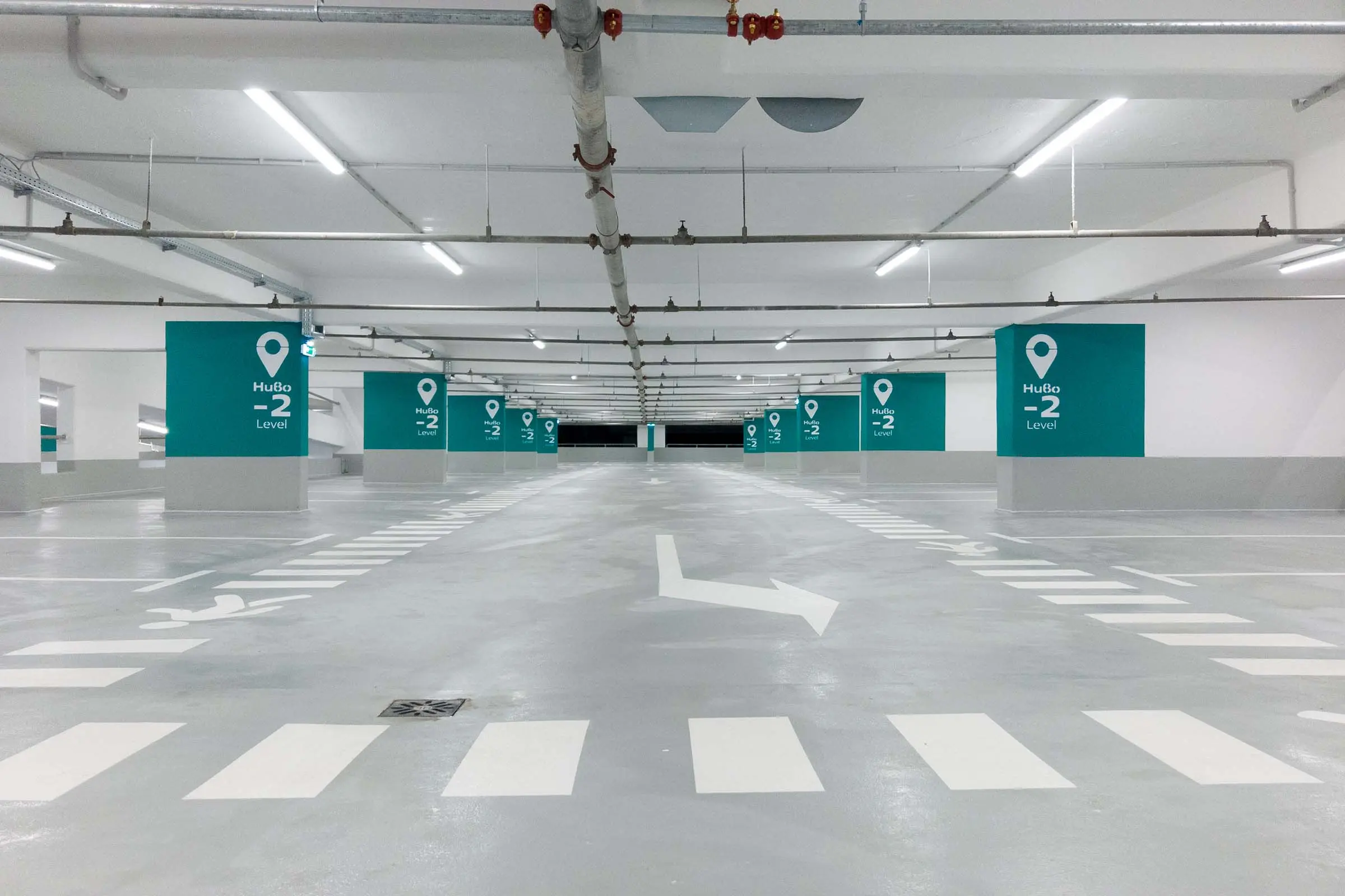 StoCretec Traffic Systems for the Refurbished Multistorey Car Park at Sofia Airport Terminal 2 The