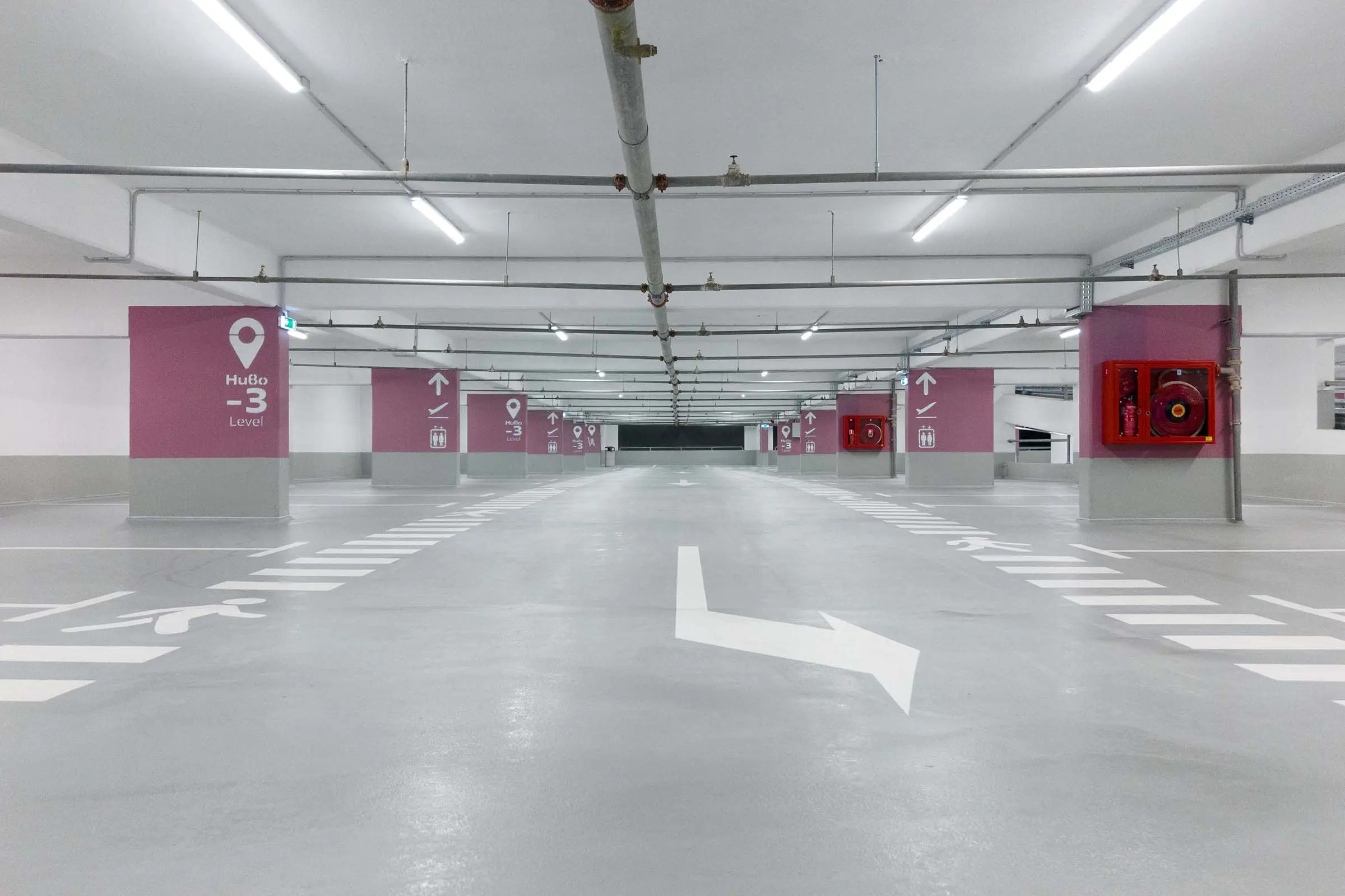StoCretec Traffic Systems for the Refurbished Multistorey Car Park at Sofia Airport Terminal 2 The