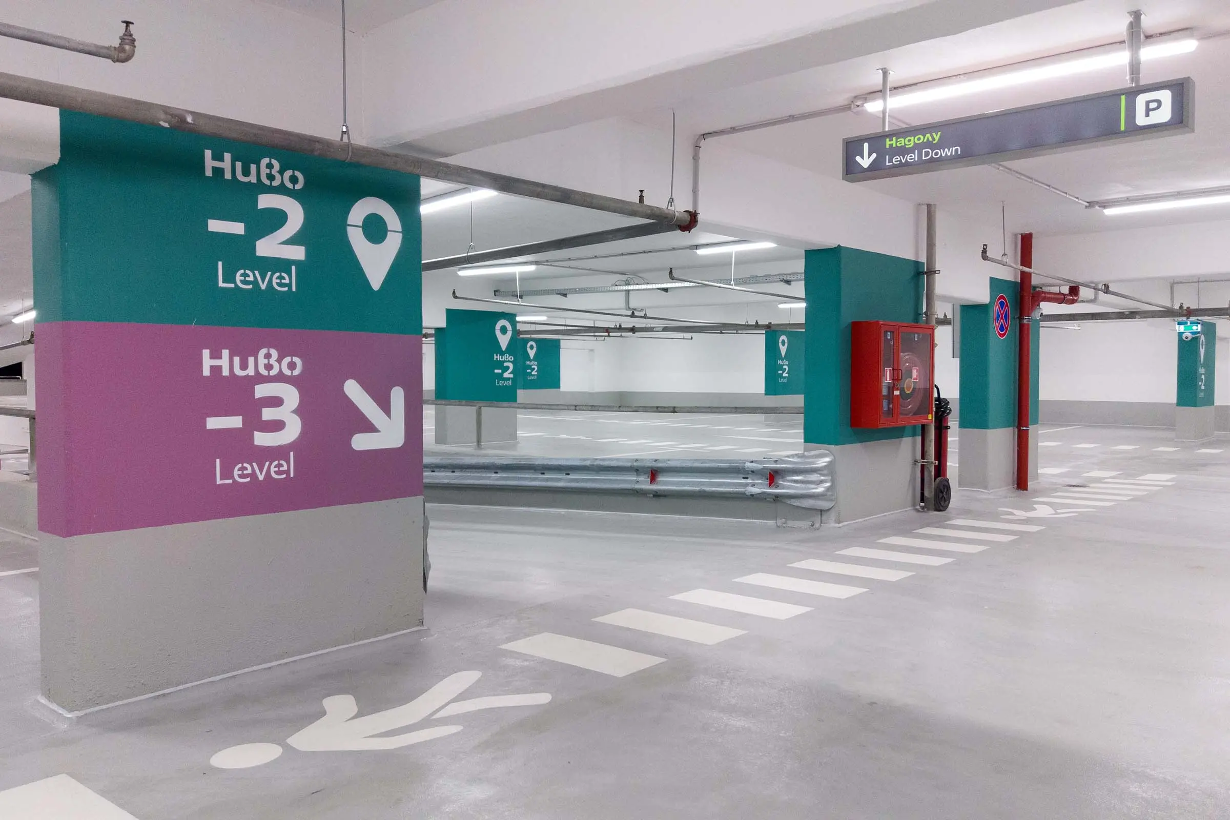 StoCretec Traffic Systems for the Refurbished Multistorey Car Park at Sofia Airport Terminal 2 The