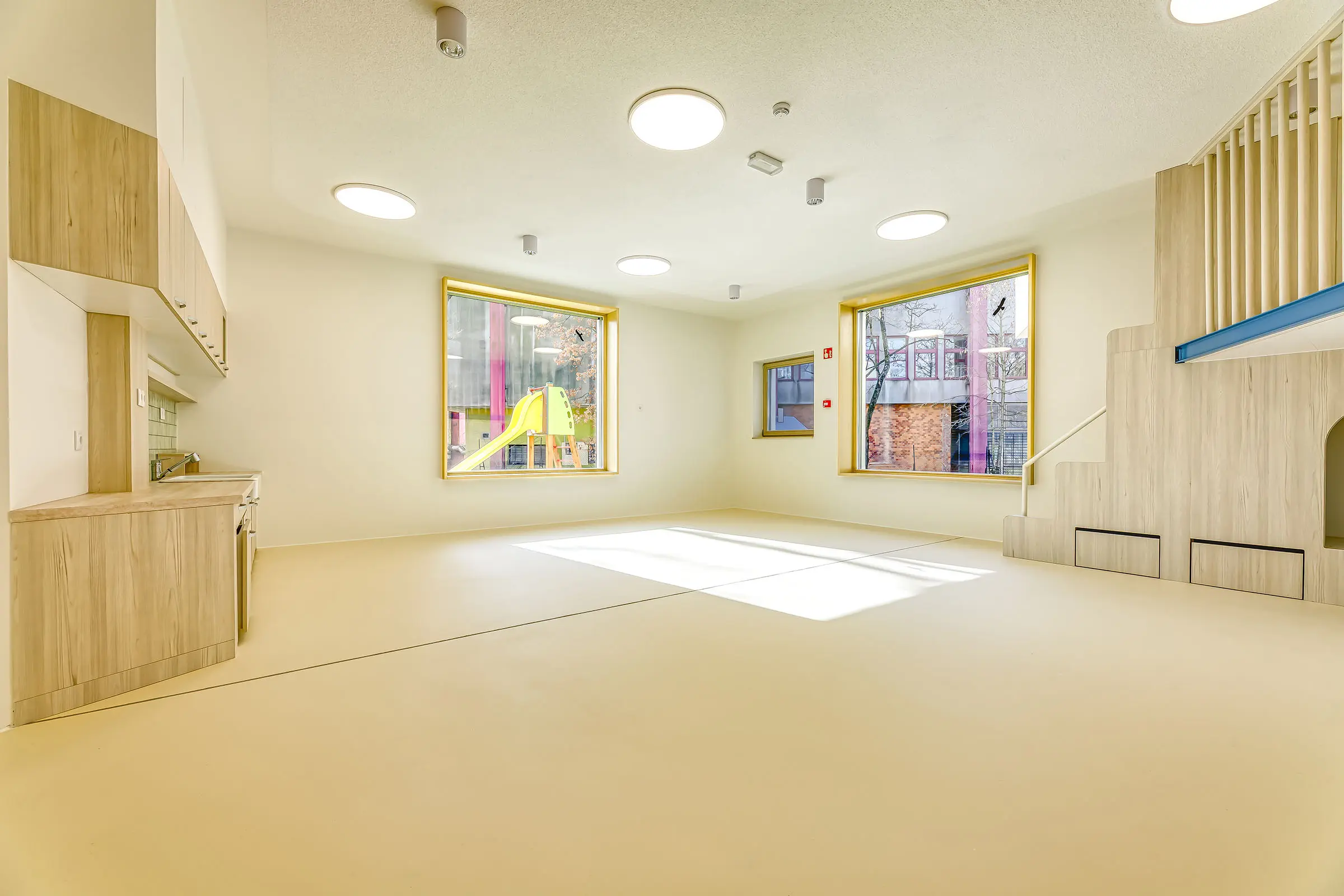 Floor coating Balatonfüred Kiserdei Kindergarten, HU