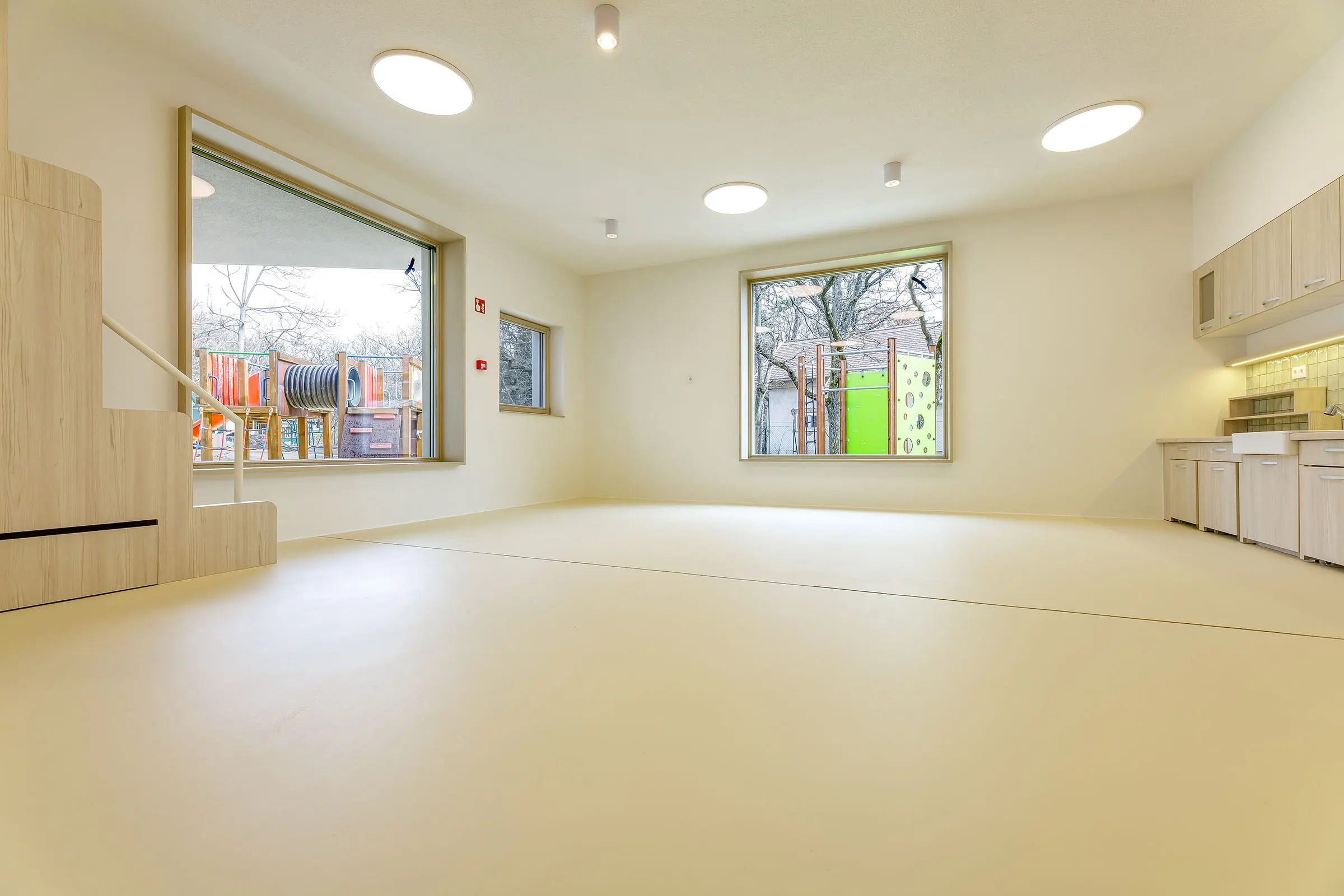 Floor coating Balatonfüred Kiserdei Kindergarten, HU