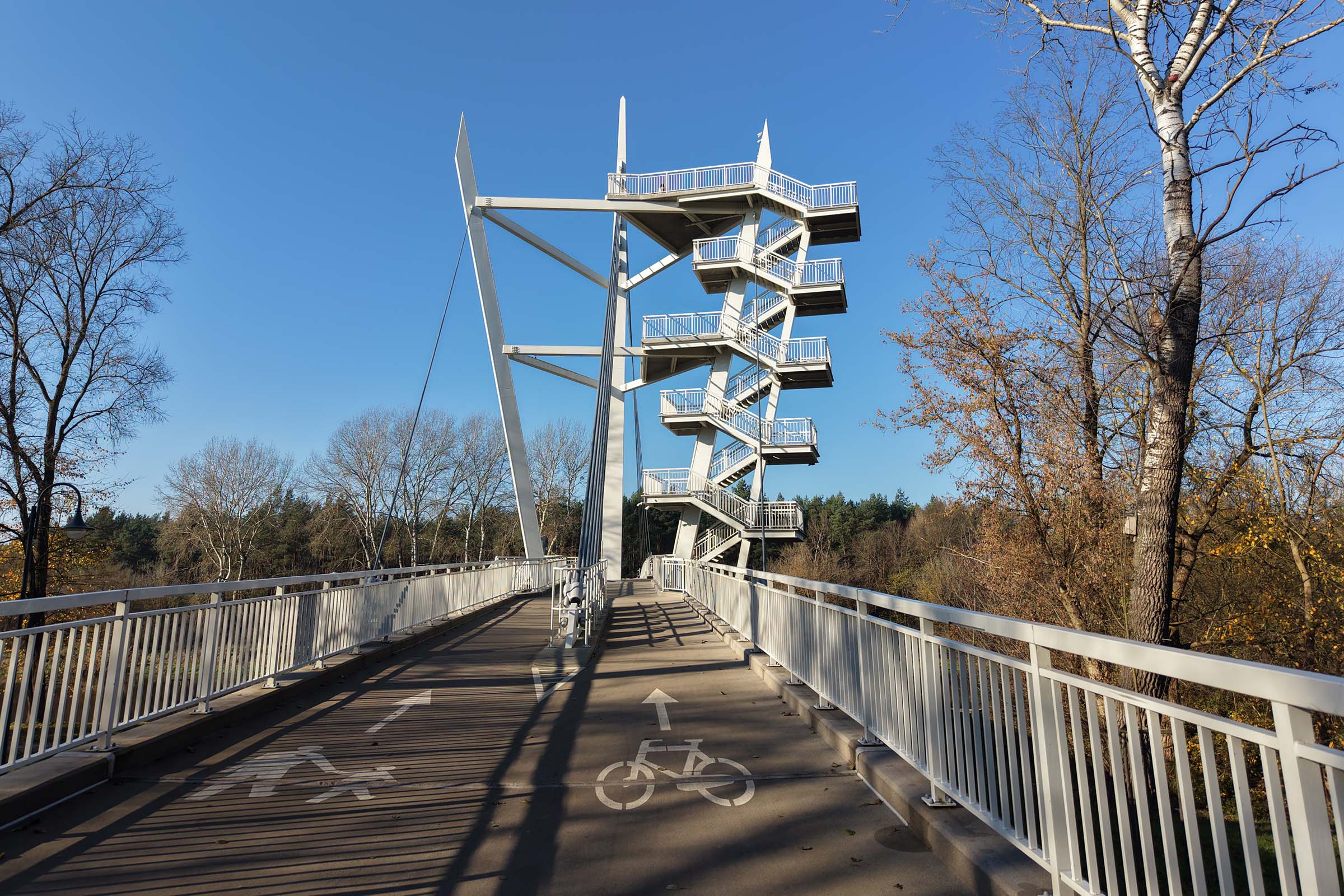 Pedestrian and cycle path, Owińska, PL