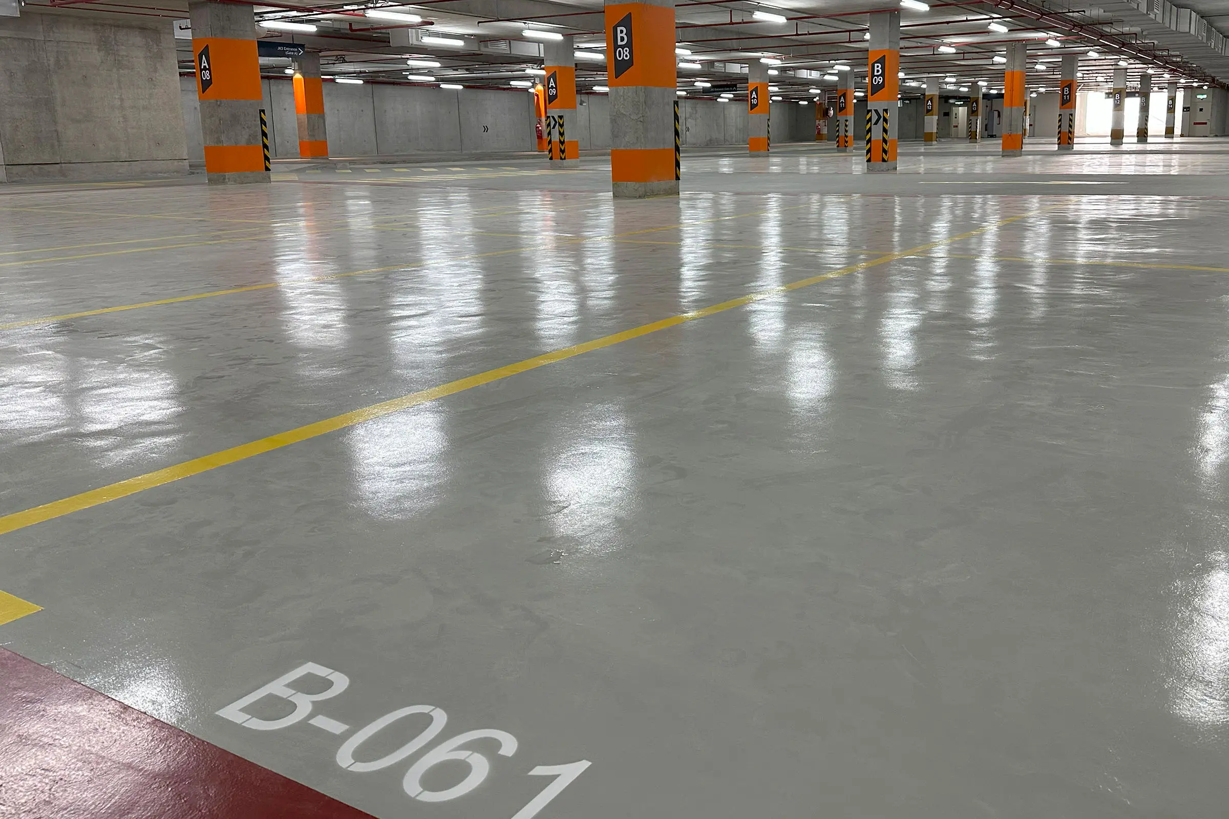 StoFloor Traffic WL 100 protects underground carpark of International School in Kuala Lumpur