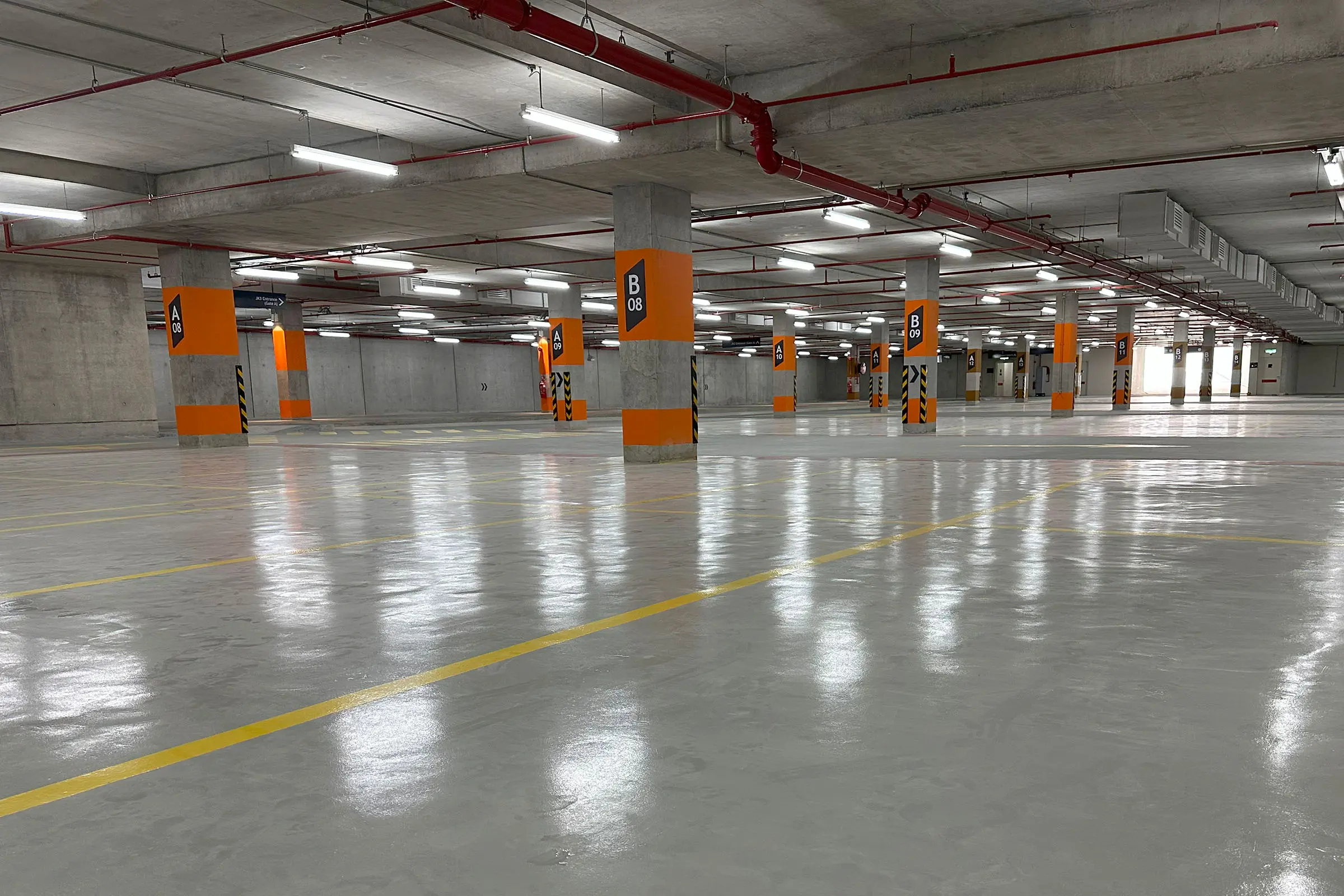 StoFloor Traffic WL 100 protects underground carpark of International School in Kuala Lumpur
