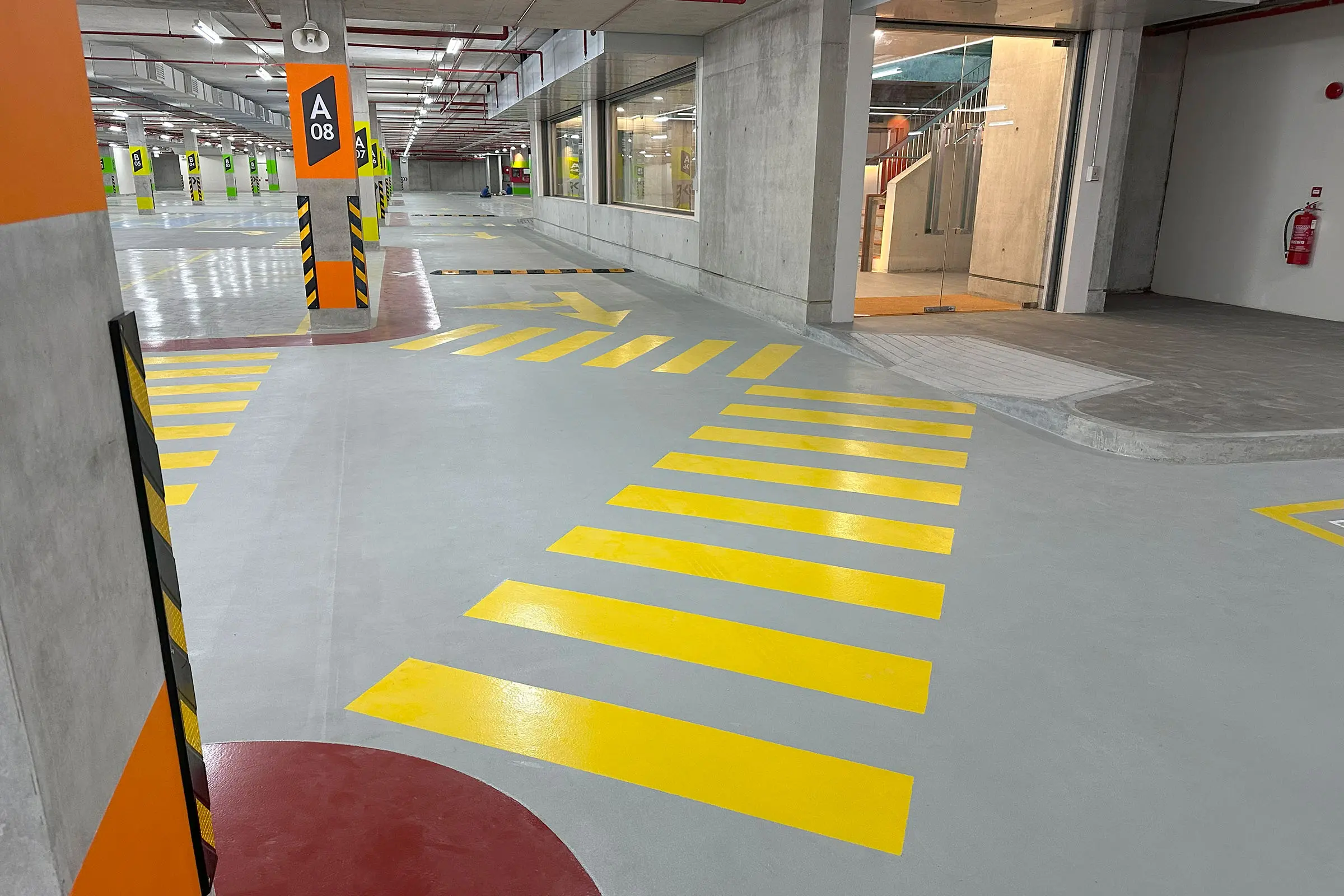 StoFloor Traffic WL 100 protects underground carpark of International School in Kuala Lumpur