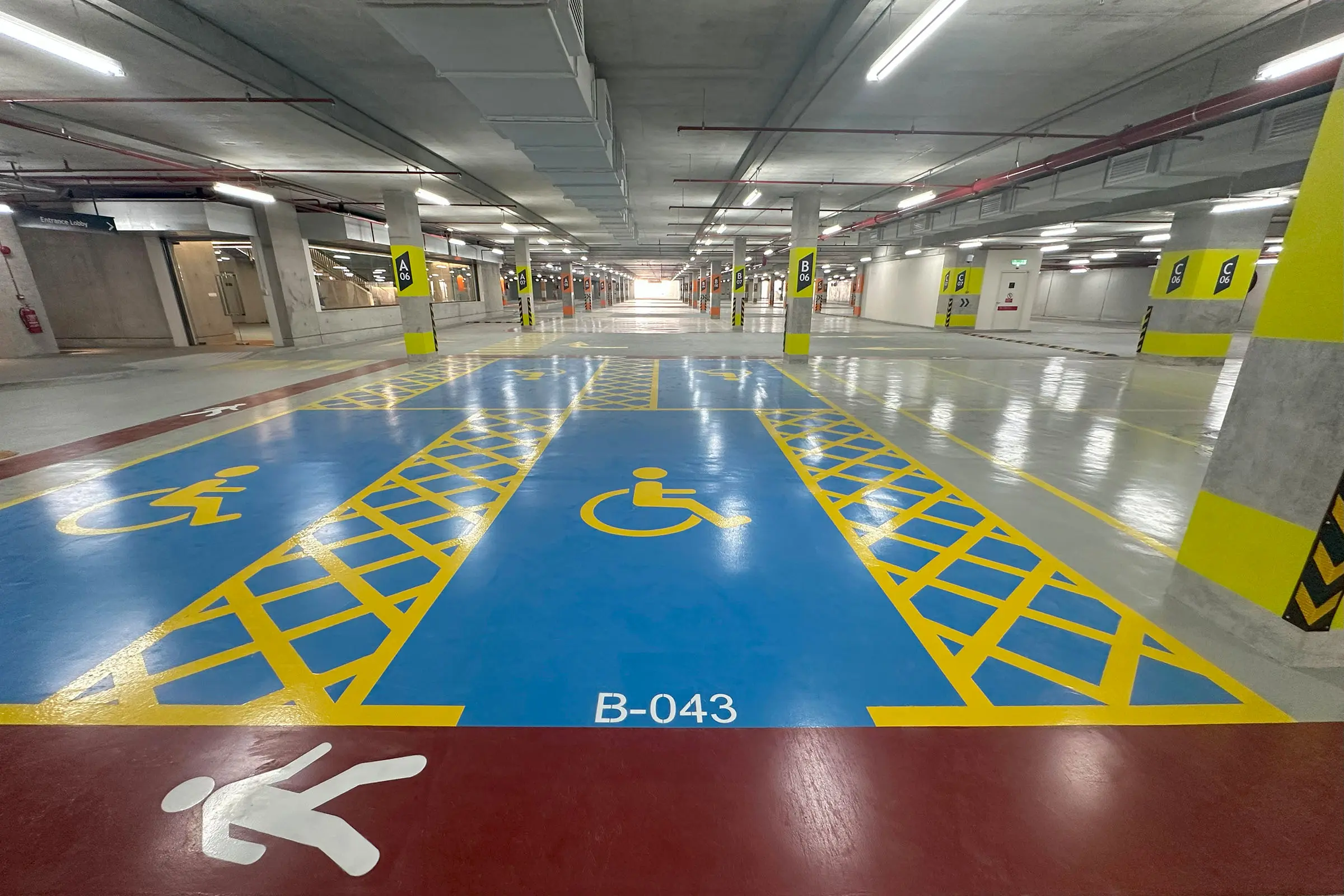 StoFloor Traffic WL 100 protects underground carpark of International School in Kuala Lumpur