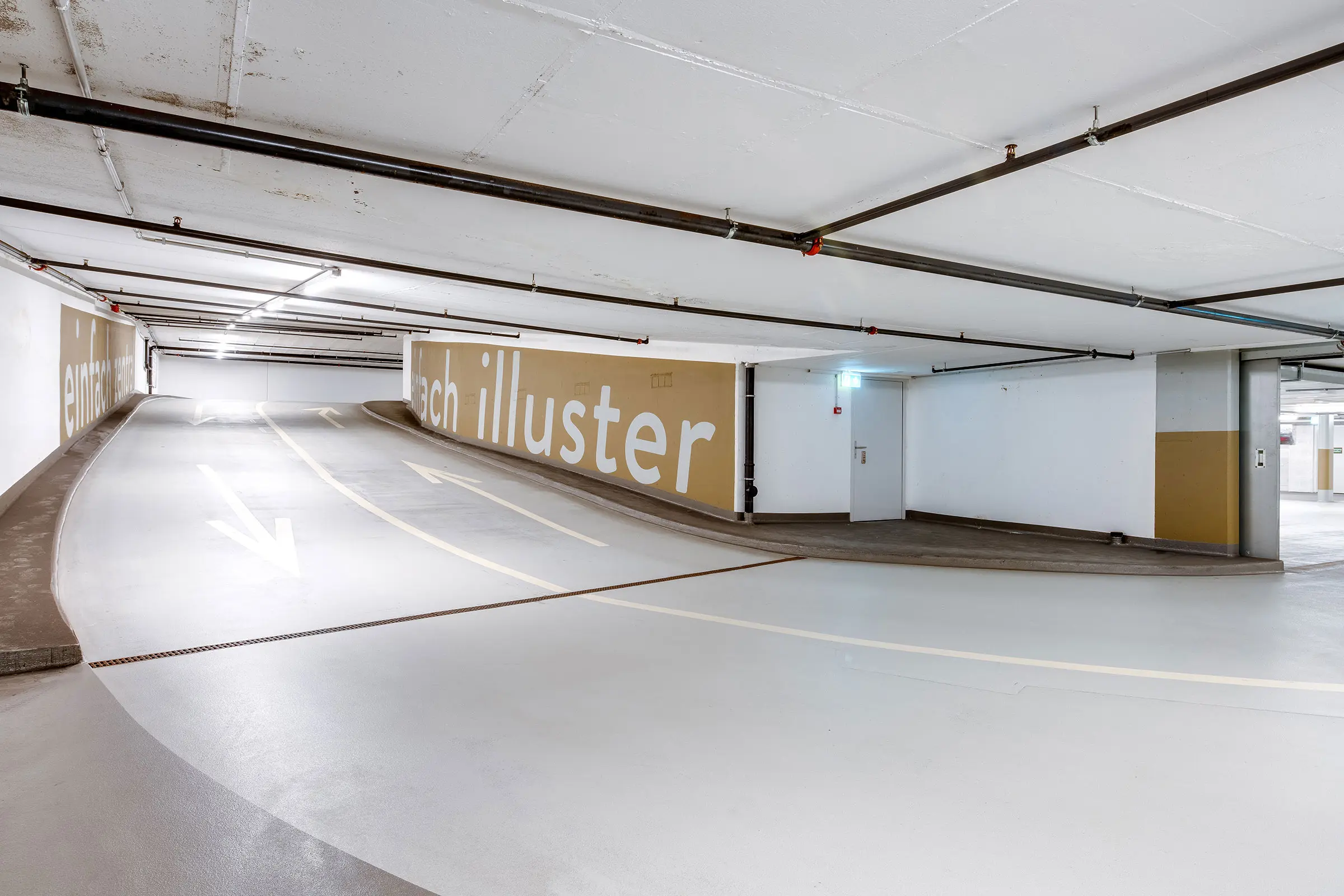 Underground car park, Illuster shopping centre, Uster, CH