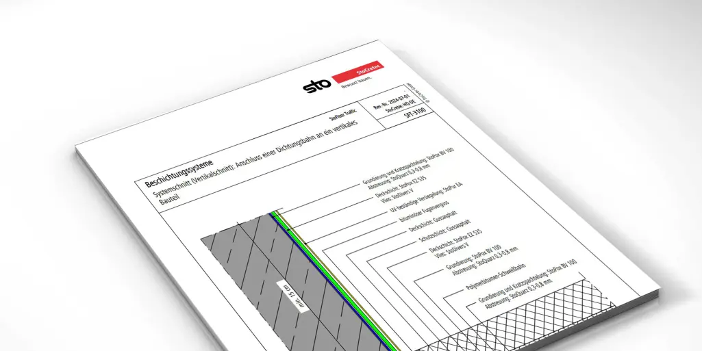 Construction detail excerpt StoCretec