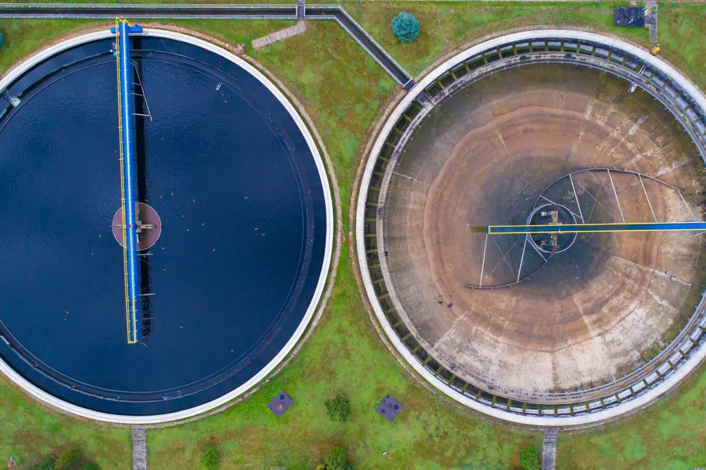Sewage treatment plant stock image, photo: fotolia.de
