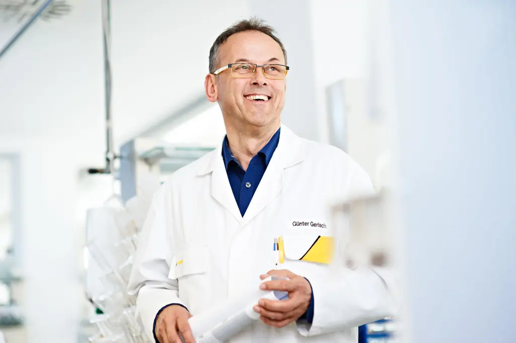 Günter Gerlach, Head of the Development Laboratory for Organic Coatings at Sto