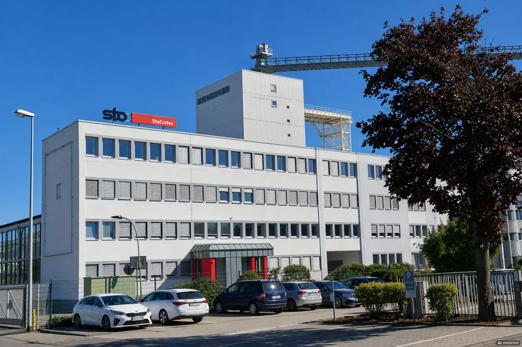 StoCretec mit Logo auf Dach 2026