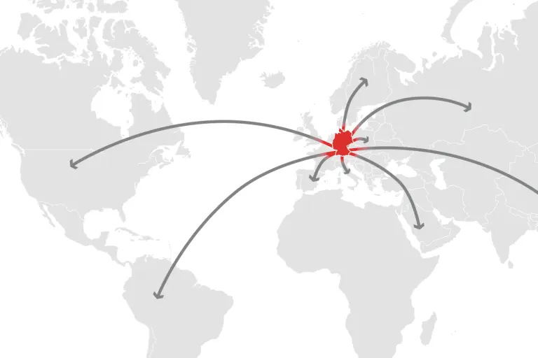 Weltkarte-Sto ist überall auf der Welt vertreten. Nah bei Ihnen.