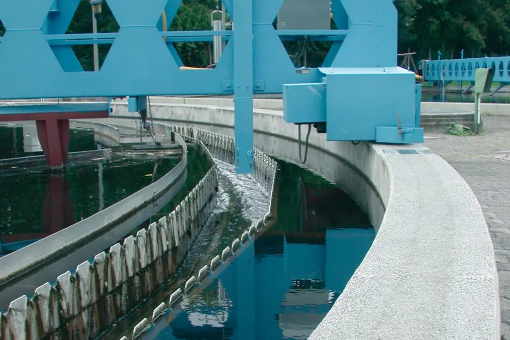Wastewater treatment plant Bingen, DE; photo: © StoCretec