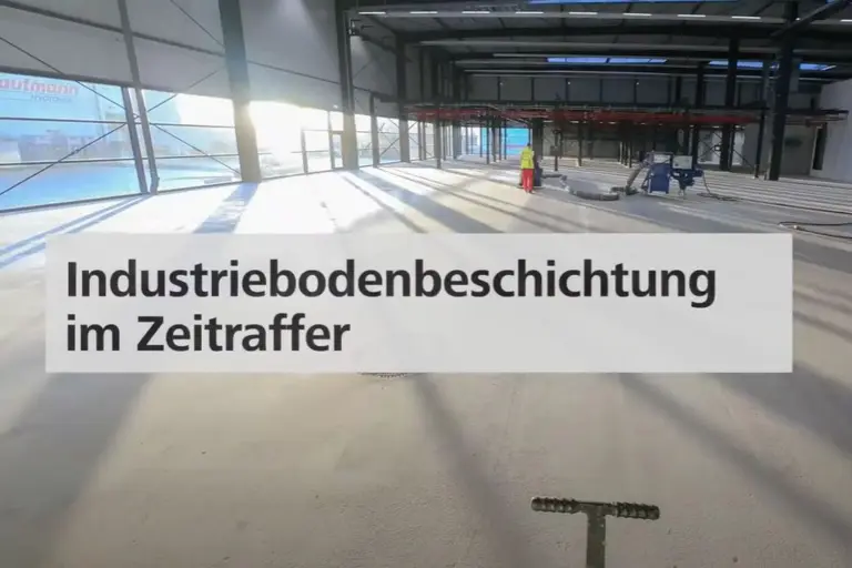 StoCretec floor coating StoPox KU 601 in fast motion