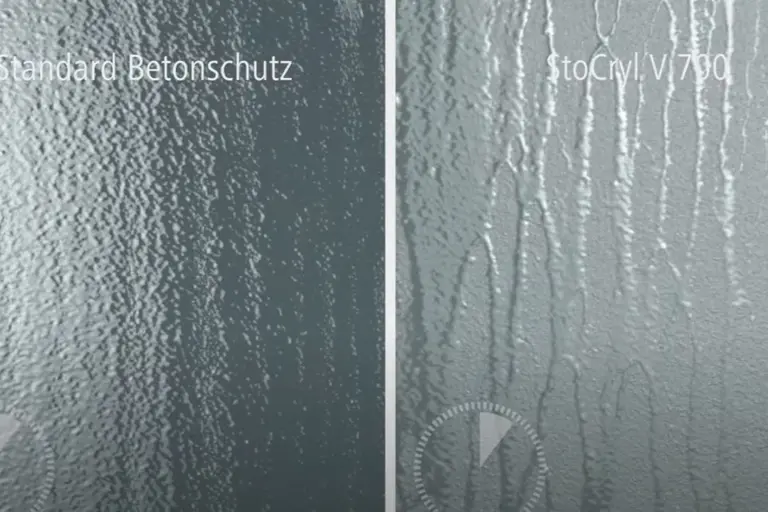 StoCryl V 700: Functional concrete protection with Dryonic technology