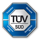 TÜV (low-emission / free of nonylphenol)