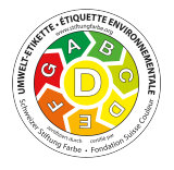 Environment label CH D coloured